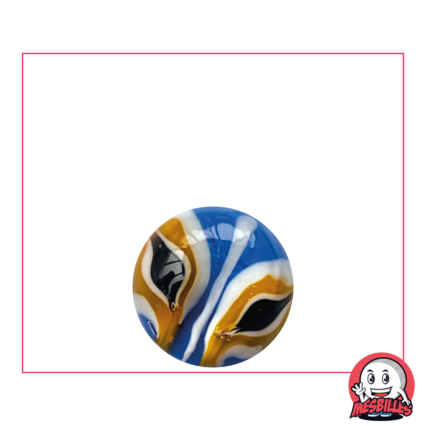 1 Murmeln Art Aloa Bleu 16 mm