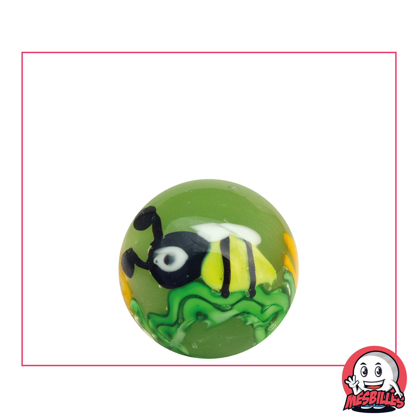 1 Murmeln Art Abeille 22 mm