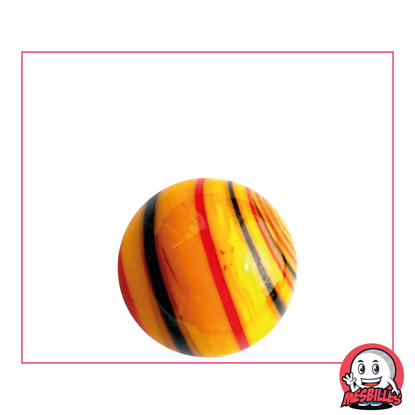 1 Murmel Art Équinoxe Jaune 22 mm