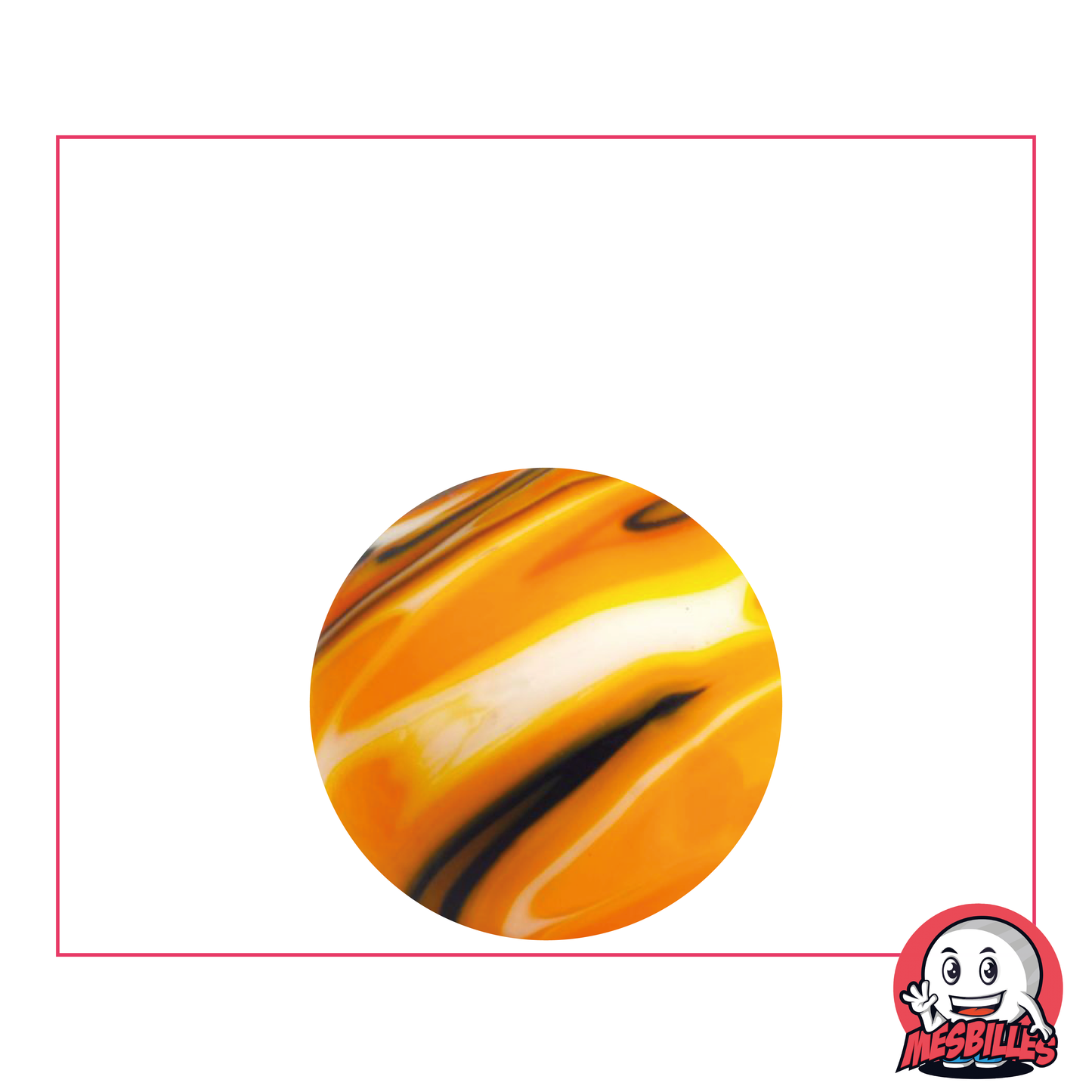 1 Murmel Art Sandstorm Orange 22 mm