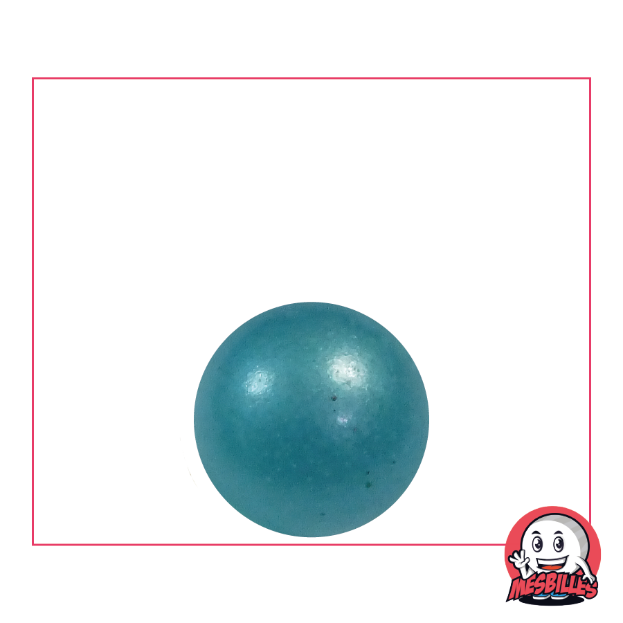 Eine Sanftheit für Murmeltaschen: Hellblaue Murmel 16 mm aus Glas