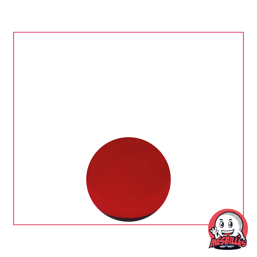 1 Murmeln Licht Rot 14 mm