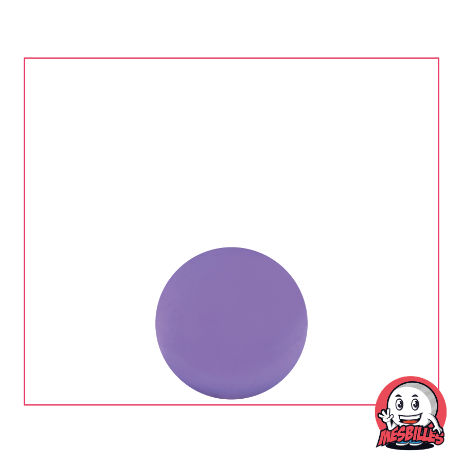 1 Murmel Lupe Violett Hell 12 mm