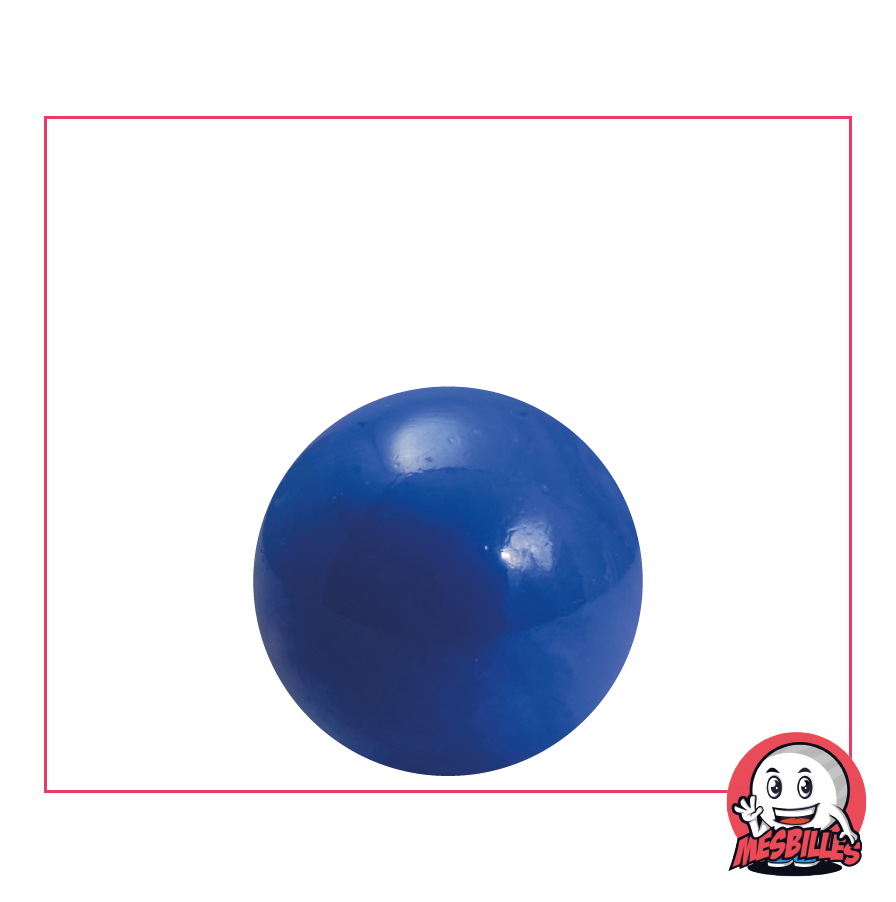 1 Murmeln Blau Perlmutt 22 mm