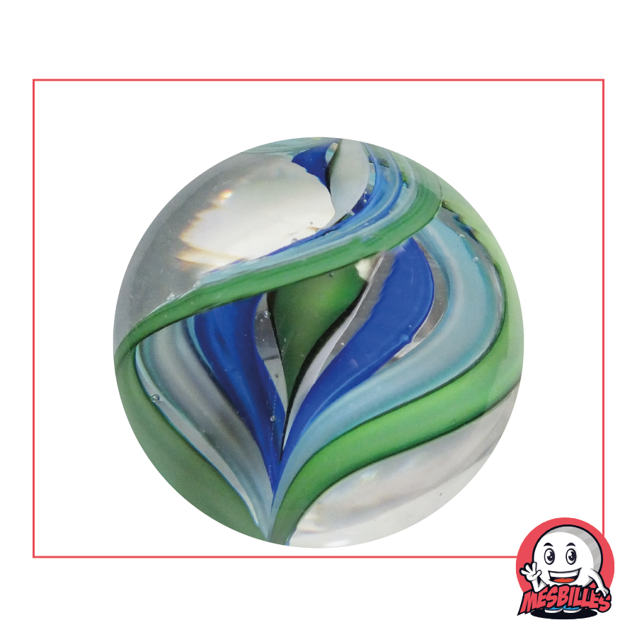 1 Murmeln Spiralen 40 mm