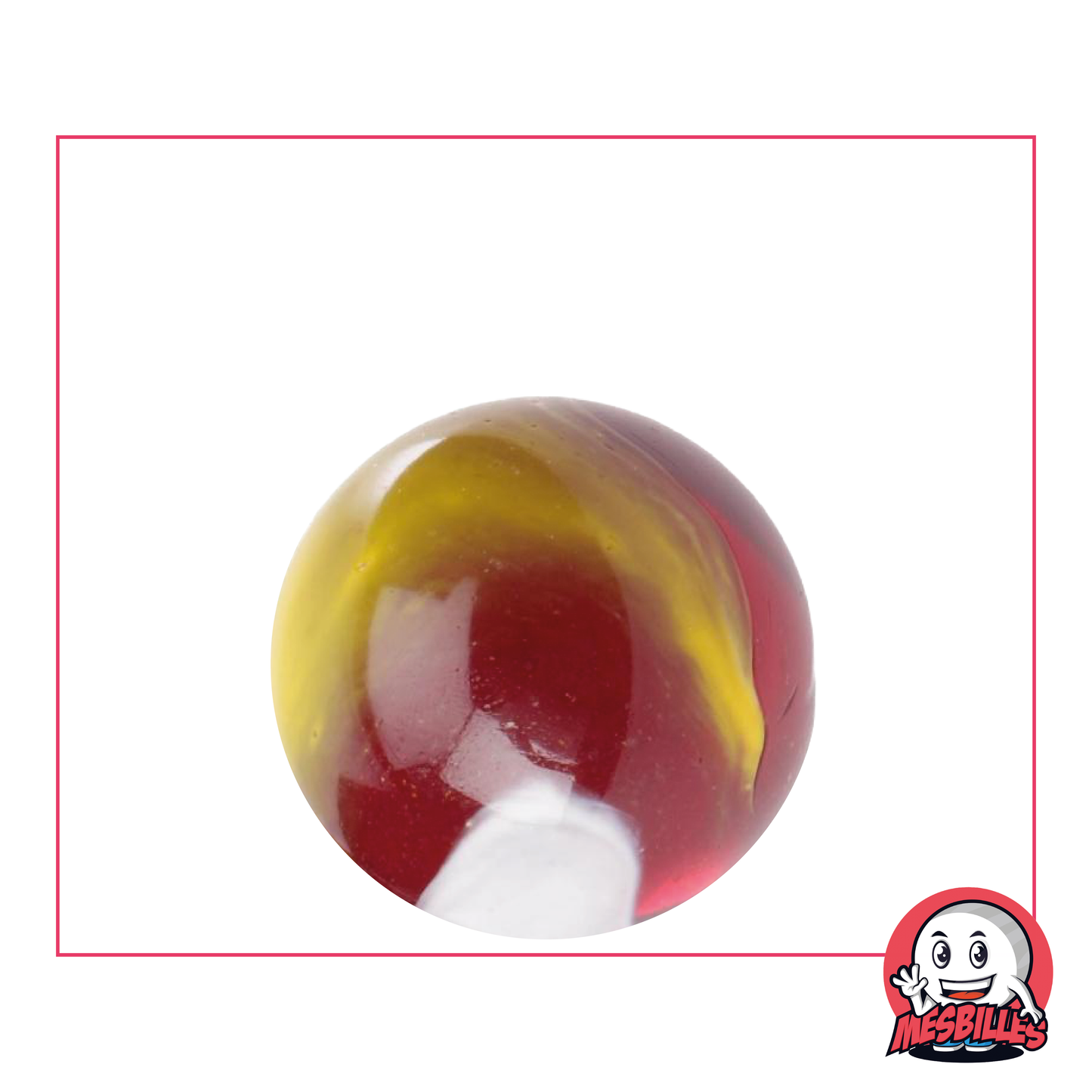 Die 25 mm große Murmeln Clown ist der lustige Star von MesBilles. Ihre bunten Muster und tiefen Farbtöne bringen fröhliche Stimmung in Ihre Murmelspiele. Mit der Murmeln Clown bringen Sie eine Portion gute Laune und einen Regenbogen voller Lachen in Ihre Murmelkollektion.