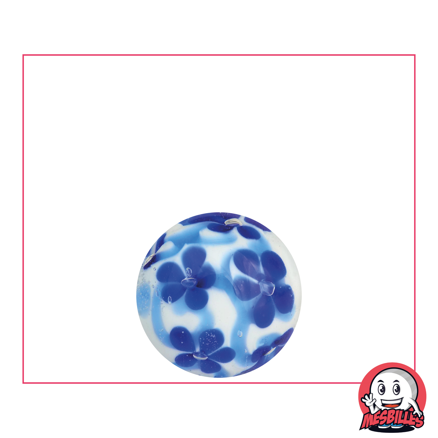 1 Murmel Art Daisy Blau 16 mm