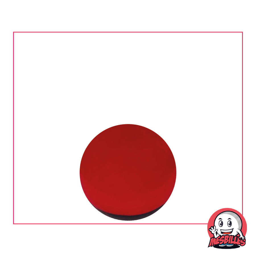 1 Murmeln Licht Rot 16 mm