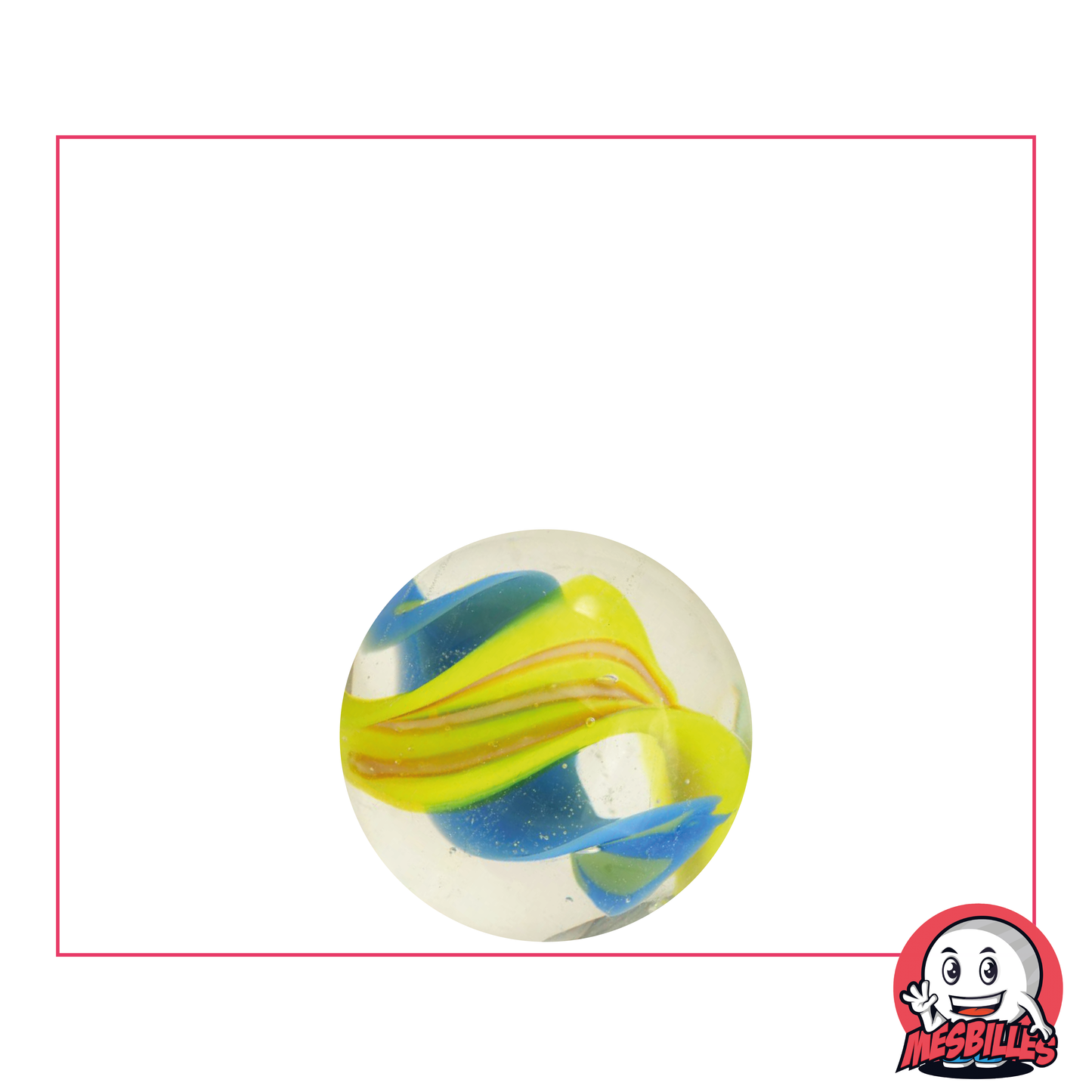 1 Murmel Art Tornado Gelb 16 mm