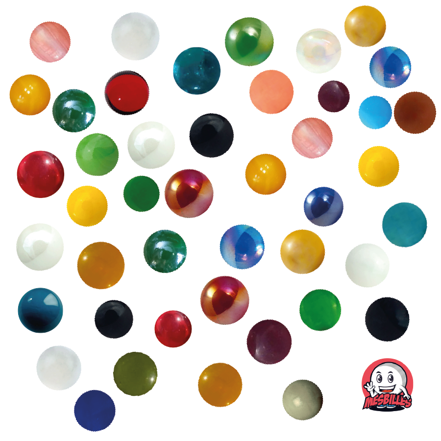 Mini-Murmeln 6 mm bis 10 mm, Glasmurmeln in allen Farben, glänzende Glasmurmeln