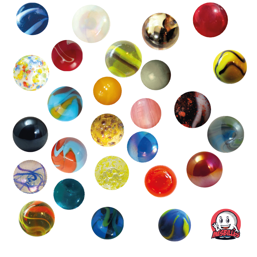 Kleine runde Glasmurmeln, mehrfarbige Murmeln, durchsichtige und glänzende Murmeln von 12 mm bis 14 mm