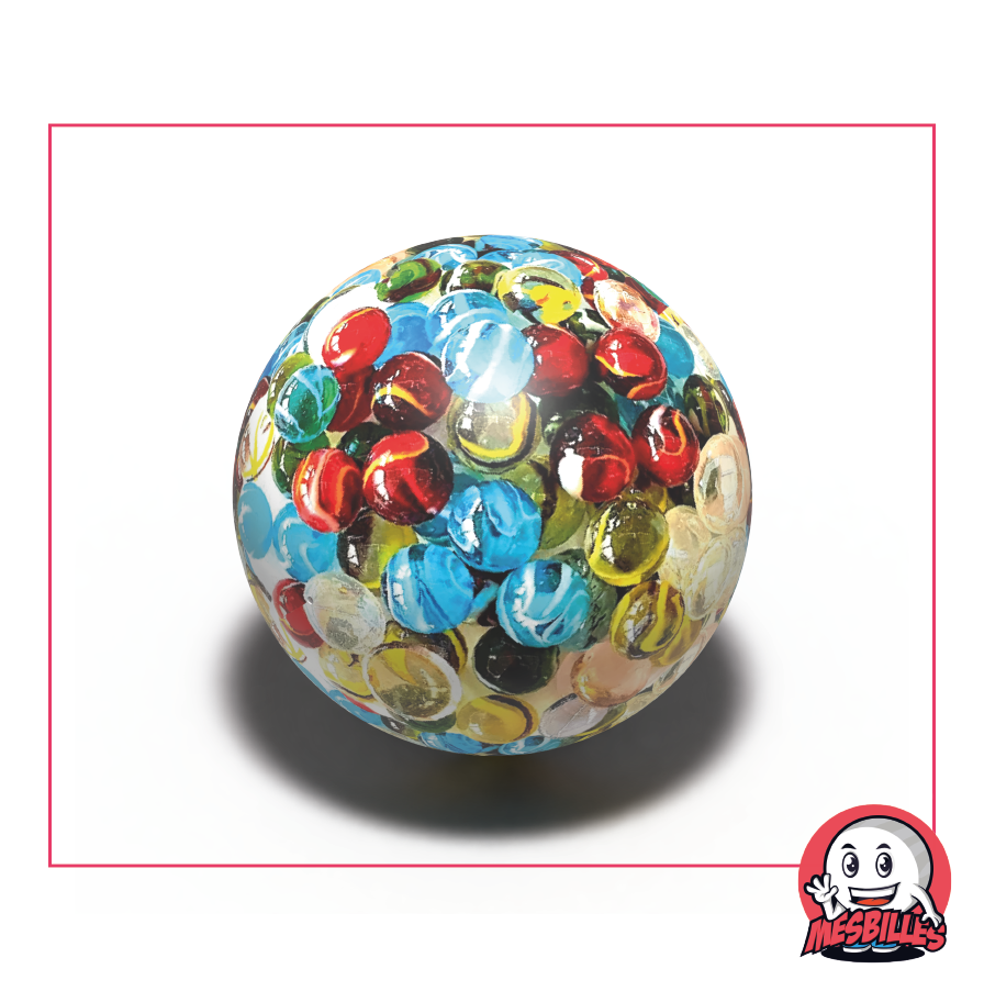 55 Murmeln Transparenz