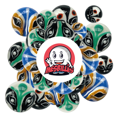 1 Murmeln Art Aloa Bleu 16 mm