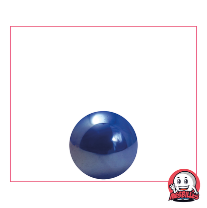 1 Murmeln Glänzend Blau 14 mm