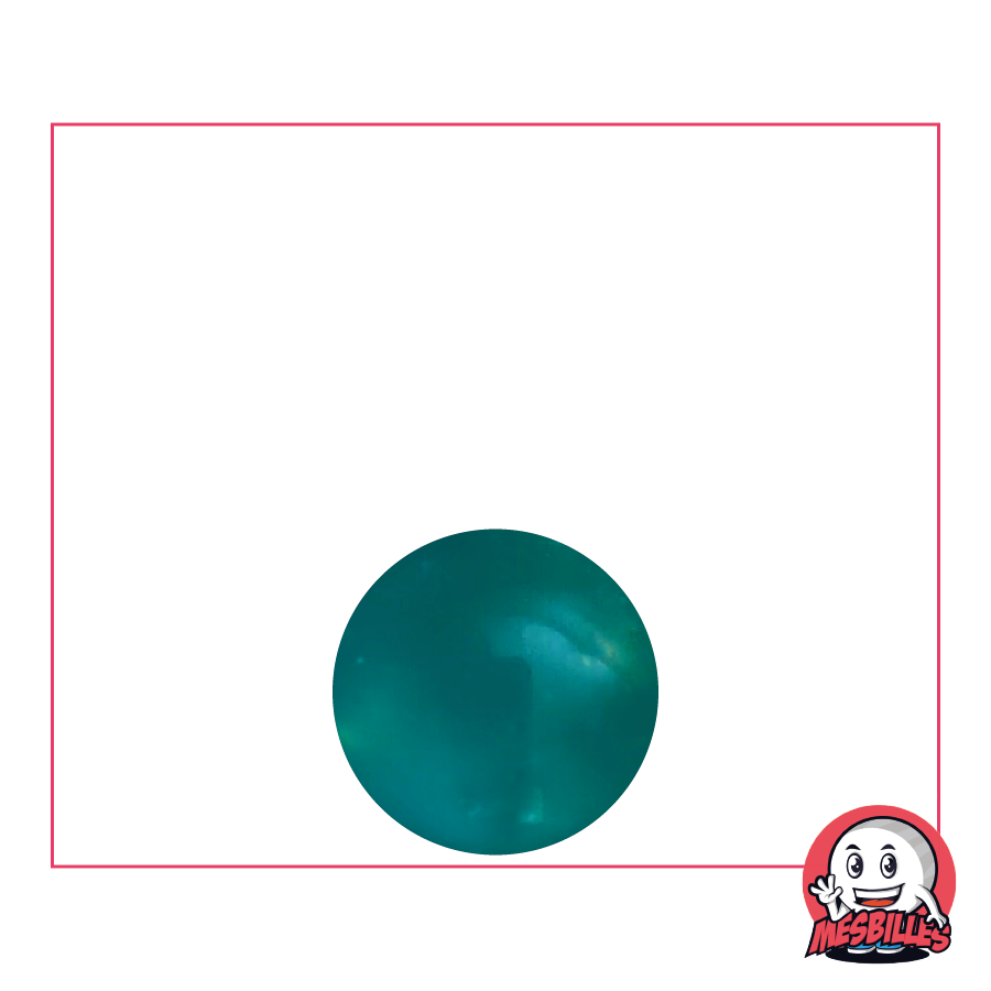 1 Murmeln Licht-Entenblau 12 mm