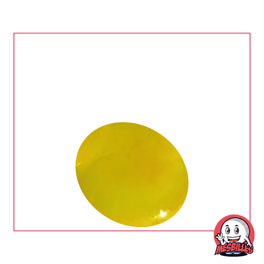 1 Murmeln Flach Glänzend Gelb 30 mm