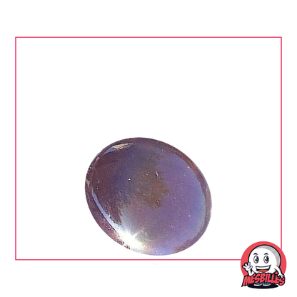 1 Murmeln Flach Glänzend Violett 30 mm