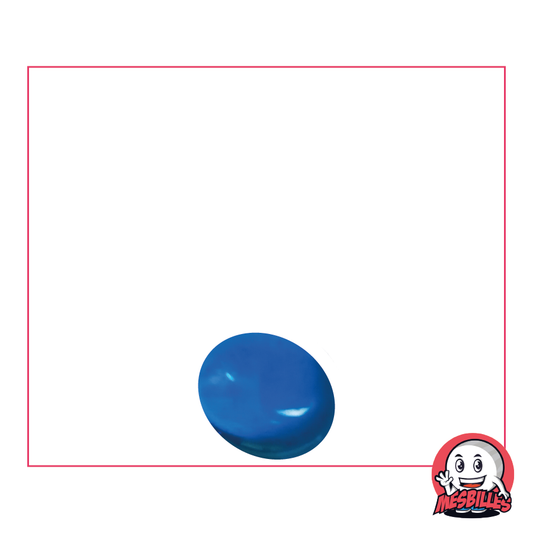 1 Murmeln Flach 12 mm Licht Blau