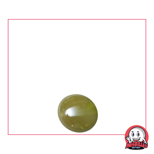 1 Flache Murmeln 12 mm Glänzend Beige