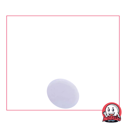 1 Flache Murmel 12 mm Perle Hellrosa