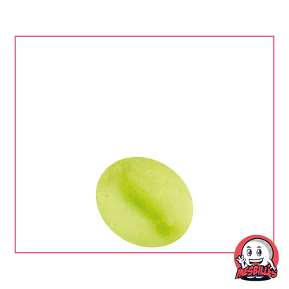 1 Flache Murmel 18 mm Mattgrün