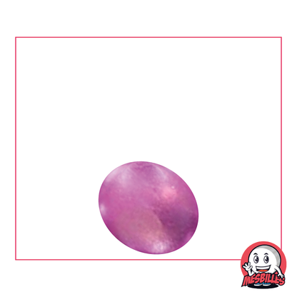 1 Murmeln Flach Metallic Rosa 18 mm