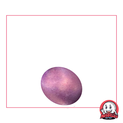 1 Murmeln Flach Metallic Violett 18 mm