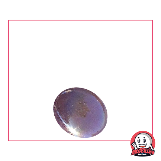 1 Murmeln Flach Glänzend Violett 18 mm