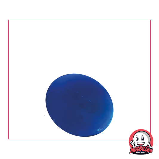 1 Murmeln Flach Perlblau-Nachtblau 30 mm