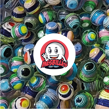 1 Murmeln Art Spiralo Pastell 22 mm