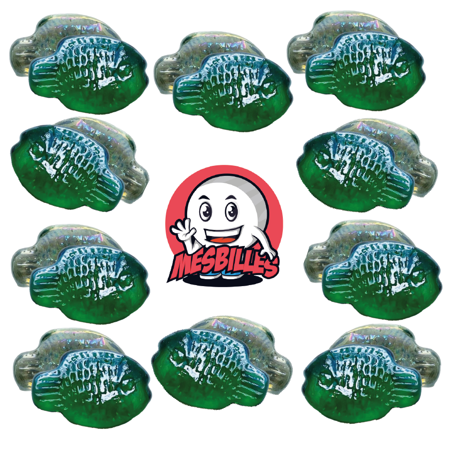 1 Murmeln Koi Fisch Nachtblau