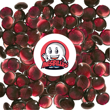1 Flache Murmeln 12 mm Licht-Violett