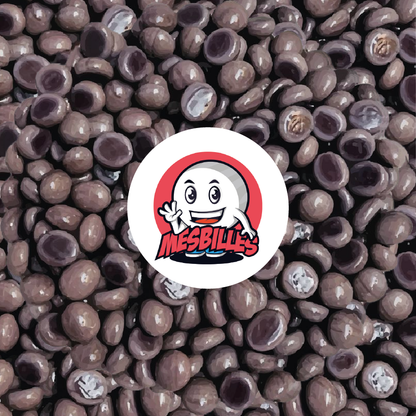 1 Flache Murmel 12 mm Perle Violett