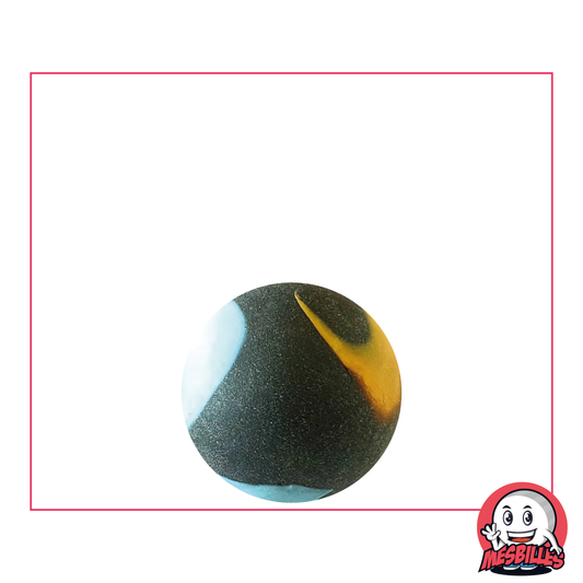 1 Murmel Frosted Schwarz 16 mm