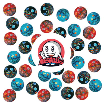 1 Murmeln Art Joker Rot 16 mm