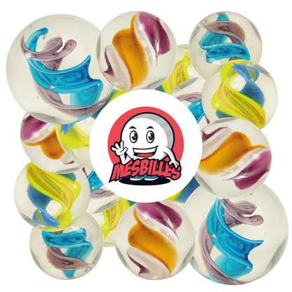 1 Murmel Art Tornado Violett 16 mm