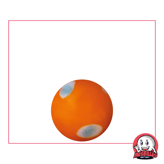 Kim'Play Murmeln, Galactika Orange Murmeln, aus undurchsichtigem Glas, 16 mm
