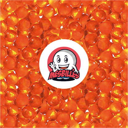 1 Murmel Lupe Orange 10 mm