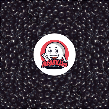 1 Murmeln Perle Schwarz 10 mm