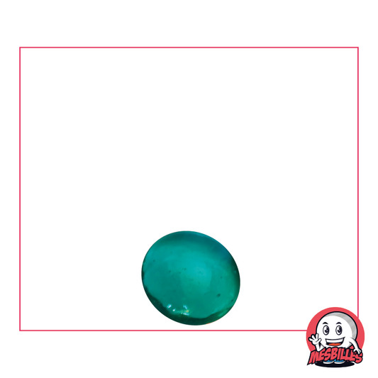 1 Murmeln Flach 12 mm Licht Blaugrau