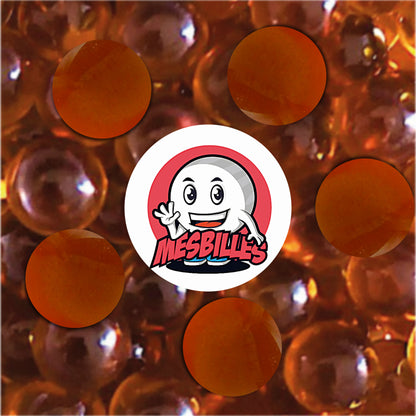 Plusieurs billes Loupe Ambre 14 mm translucides couleur miel, idéales pour collection ou jeux de billes