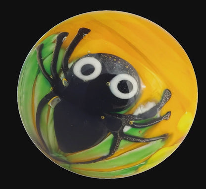 1 Murmeln Kunst Arachnid 22 mm
